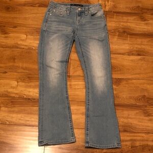 Stella in Dreams Blue Boot Cut Mid Rise Women's Jeans